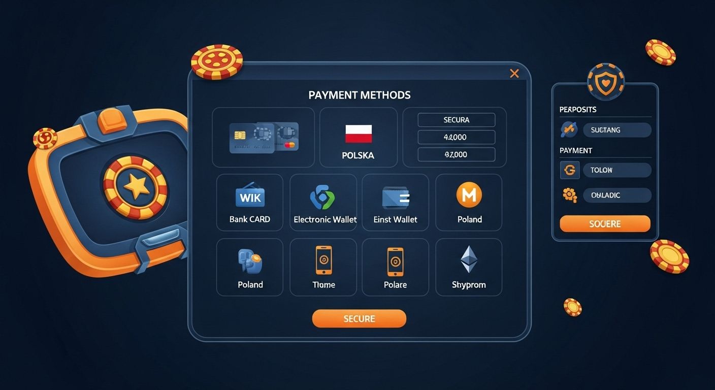 Dostępne metody wpłat casino banking